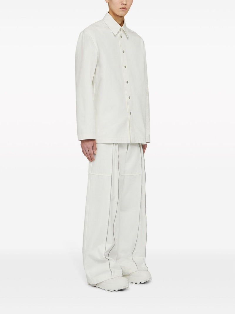 Jil Sander Fashion Organic cotton denim shirt | Urbalenti™ NYC