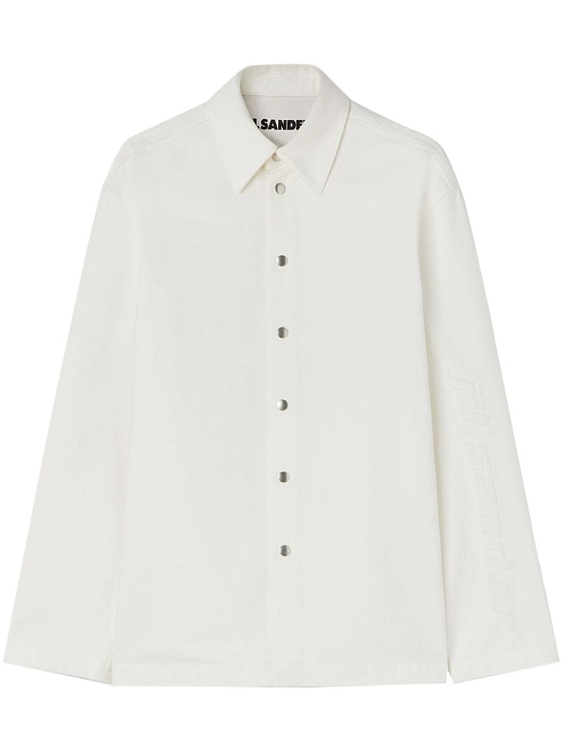 Jil Sander Fashion Organic cotton denim shirt | Urbalenti™ NYC