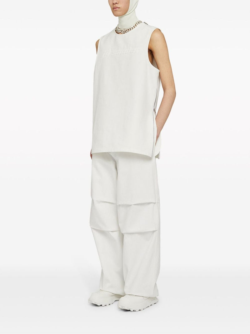 Jil Sander Fashion Tapered cotton trousers | Urbalent... | Urbalenti™ NYC