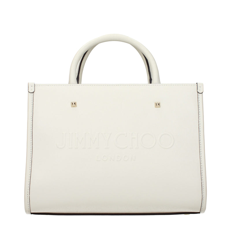 Jimmy Choo White Leather Handbag