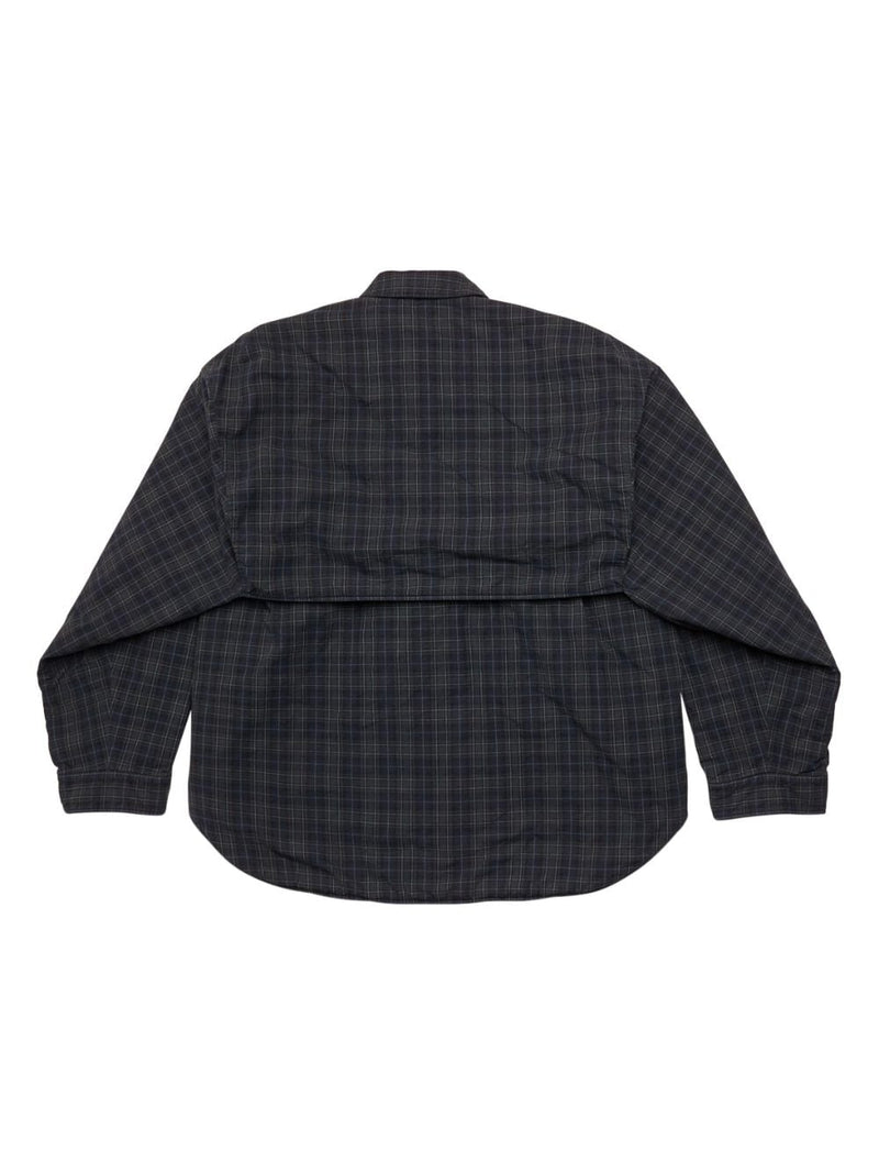 Balenciaga Checked pattern flannel shirt | Urbalenti™ NYC