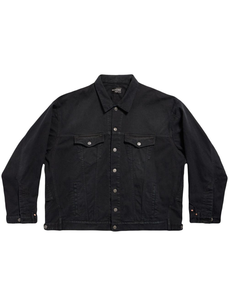 Balenciaga deconstructed denim jacket | Urbalenti™ NYC