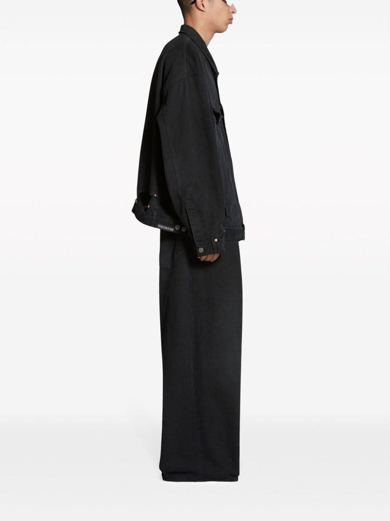 Balenciaga deconstructed denim jacket | Urbalenti™ NYC