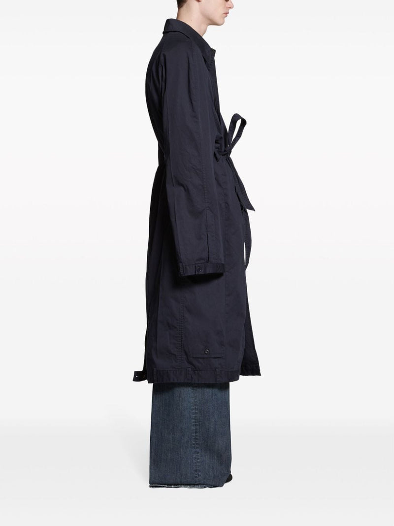 Balenciaga deconstructed cotton coat | Urbalenti™ NYC