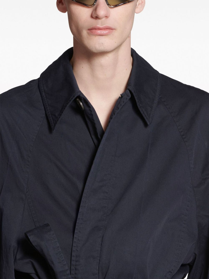 Balenciaga deconstructed cotton coat | Urbalenti™ NYC
