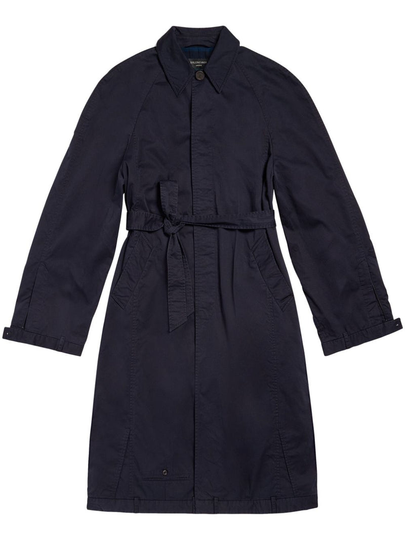 Balenciaga deconstructed cotton coat | Urbalenti™ NYC