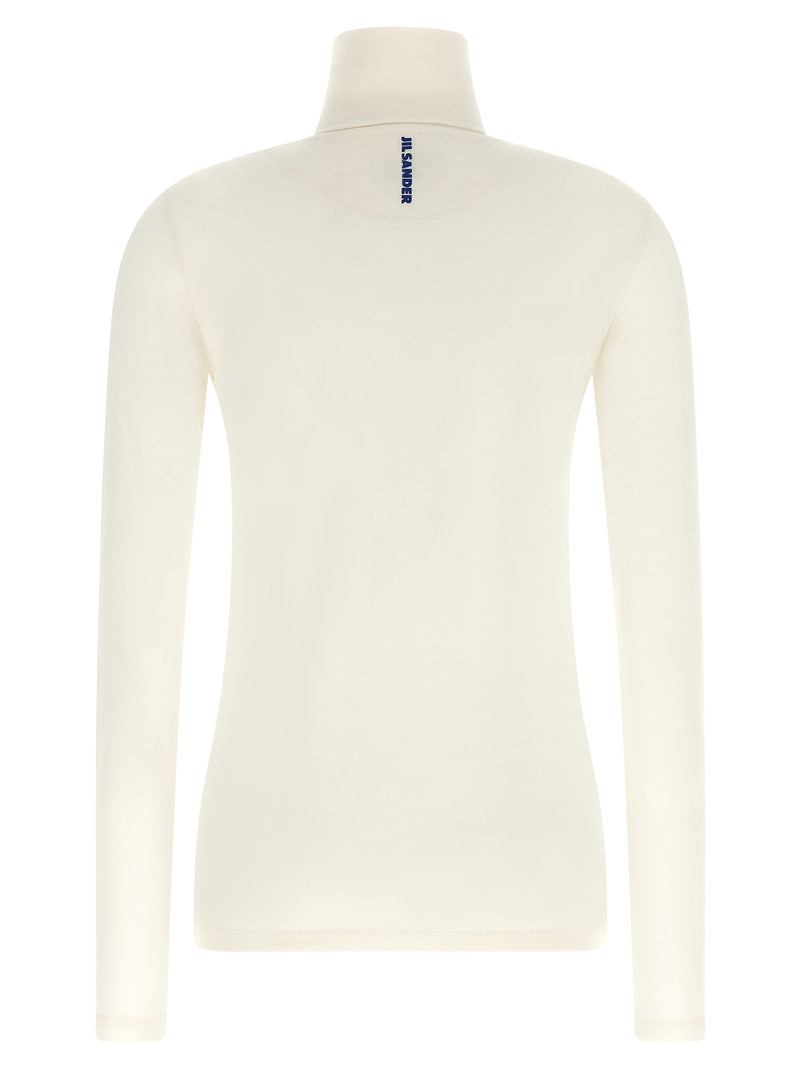 Jil Sander White Polyester Cardigan