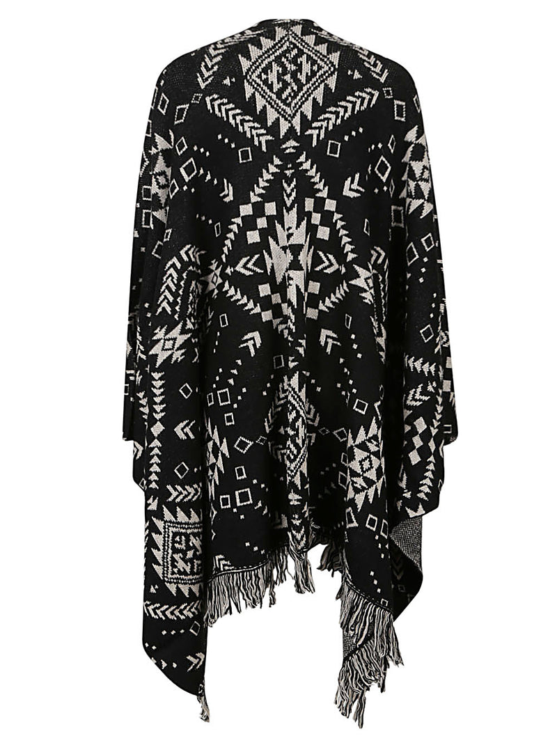 Tooco Tooco Ethnic print jacquard cardigan