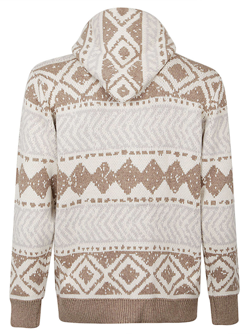 Tooco Tooco Ethnic print cardigan