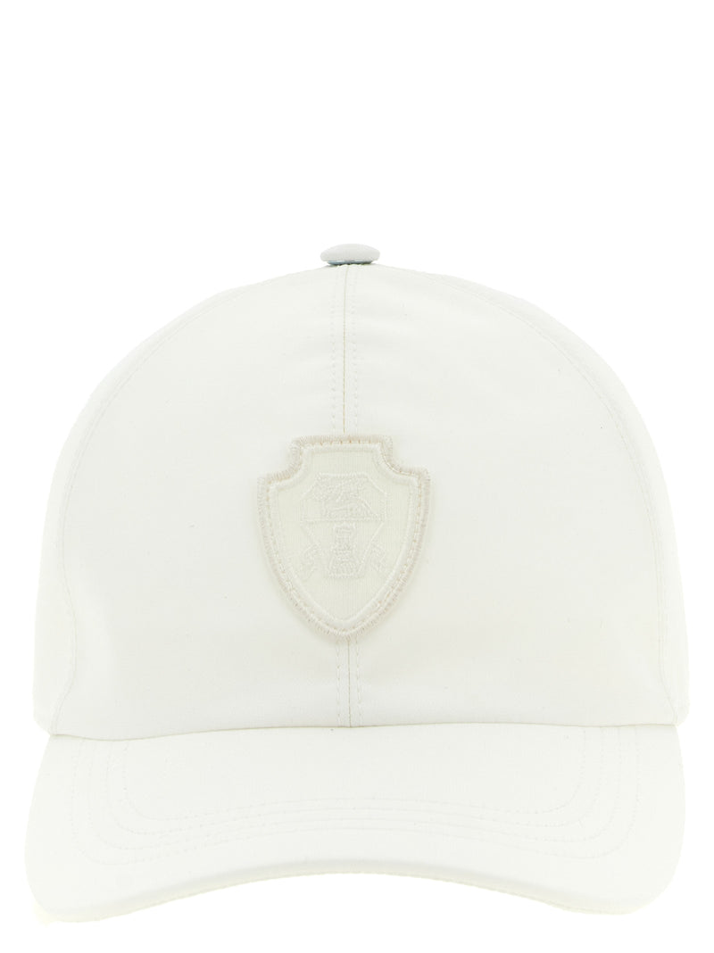 Brunello Cucinelli White Polyester Cap (Baseball Hat)