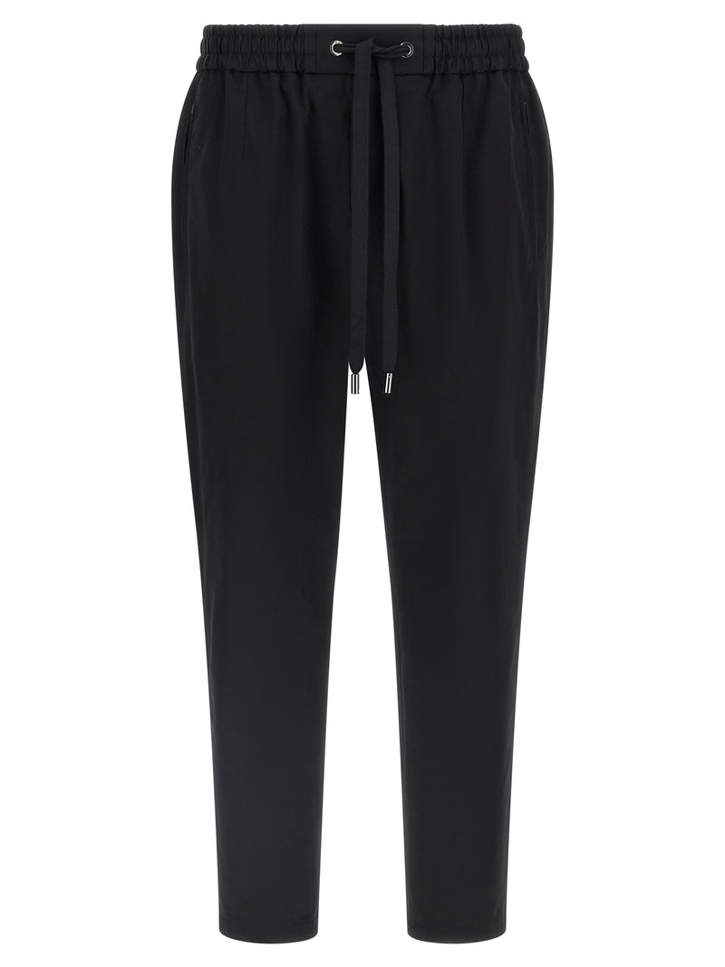 Dolce & Gabbana Black Cotton Casual Pants