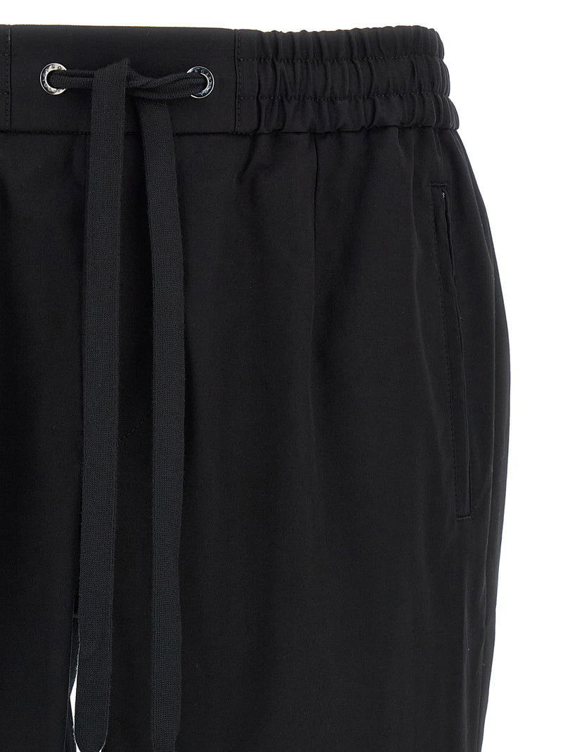 Dolce & Gabbana Black Cotton Casual Pants