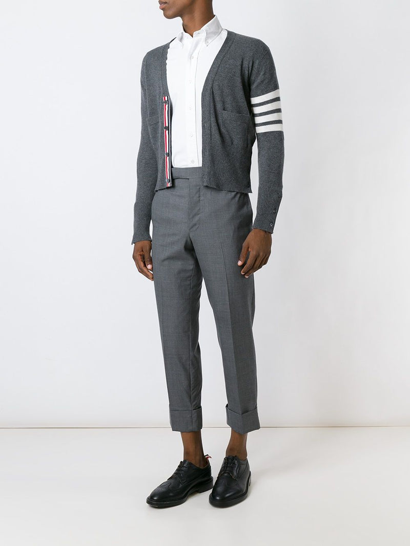 Thom Browne Thom Browne 4Bar cashmere cardigan