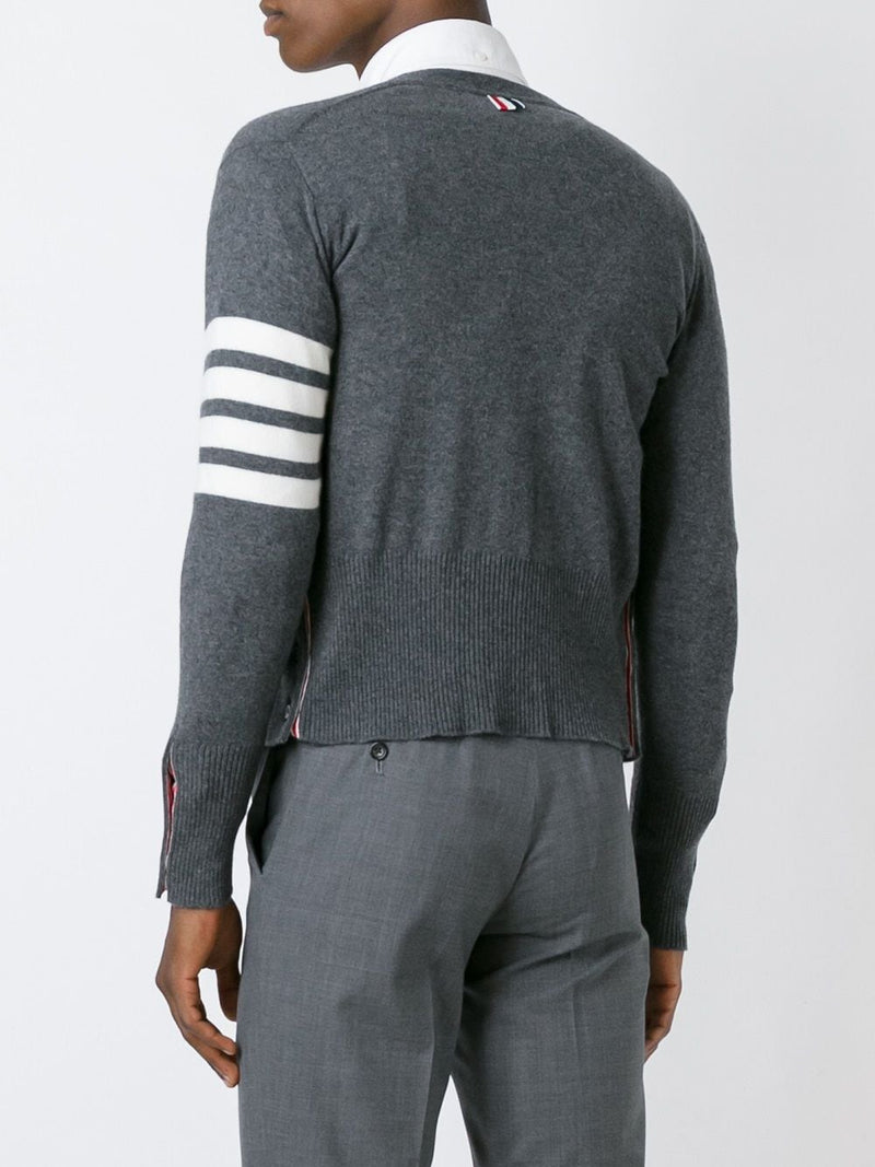 Thom Browne Thom Browne 4Bar cashmere cardigan