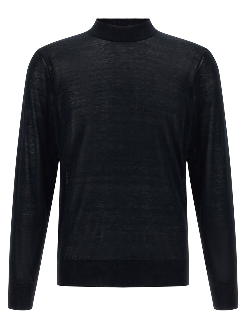 Brunello Cucinelli Blue Silk Cardigan