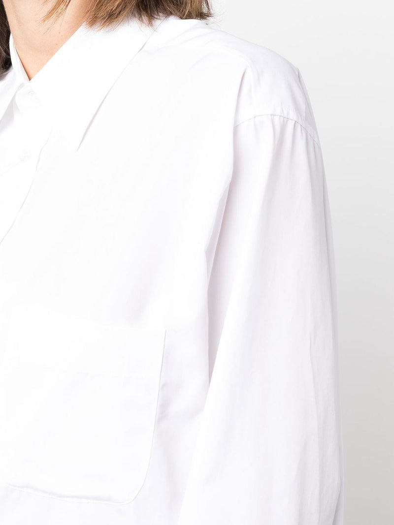 Maison Margiela Longline poplin shirt | URBALENTI™