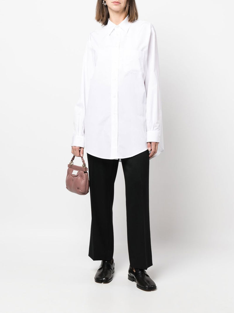 Maison Margiela Longline poplin shirt | URBALENTI™