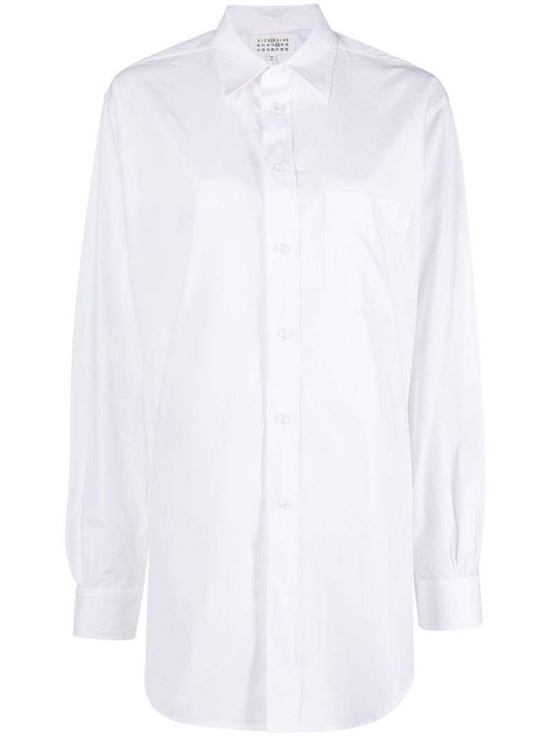 Maison Margiela Longline poplin shirt | URBALENTI™