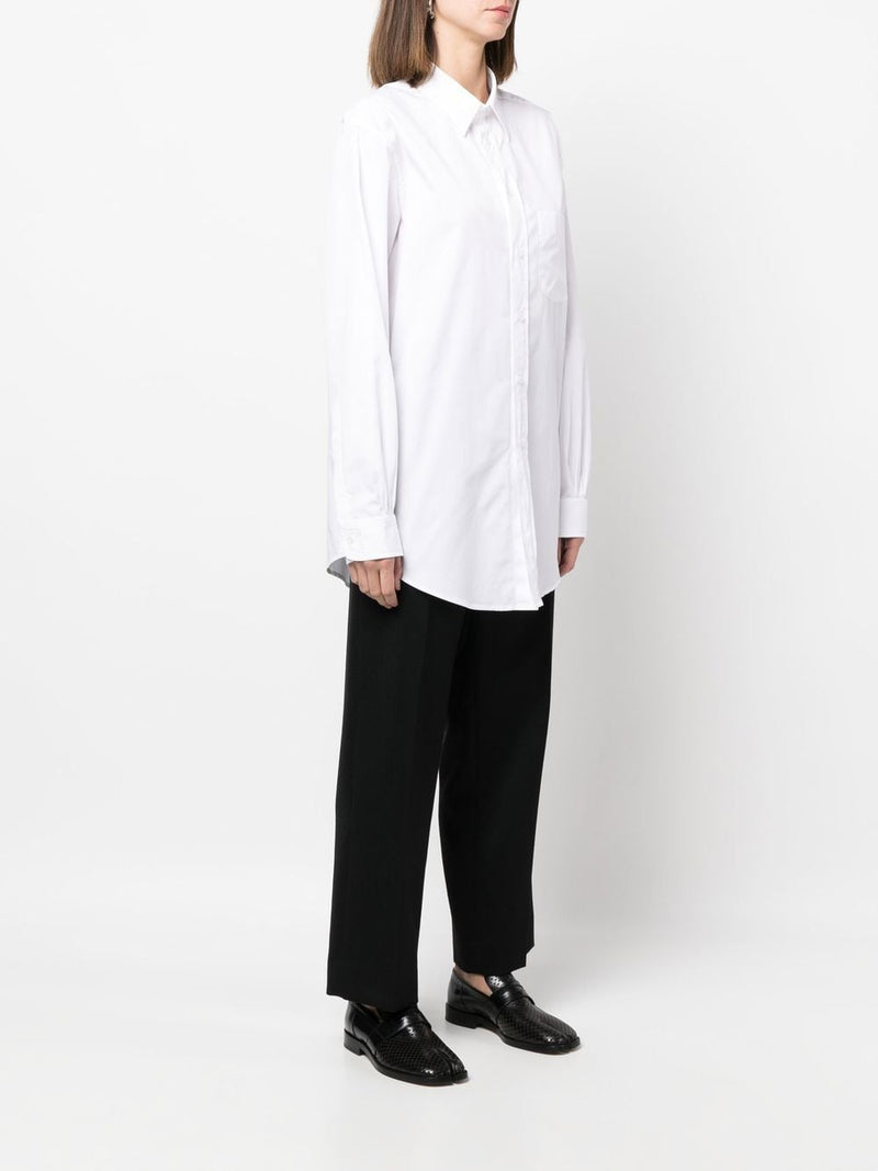Maison Margiela Longline poplin shirt | URBALENTI™