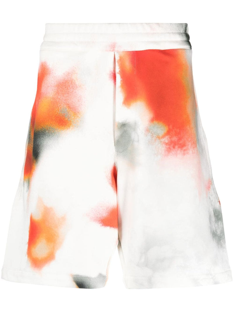 Alexander McQueen Tie-dye bermuda shorts | Urbalenti™ NYC