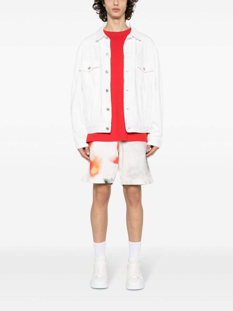 Alexander McQueen Tie-dye bermuda shorts | Urbalenti™ NYC