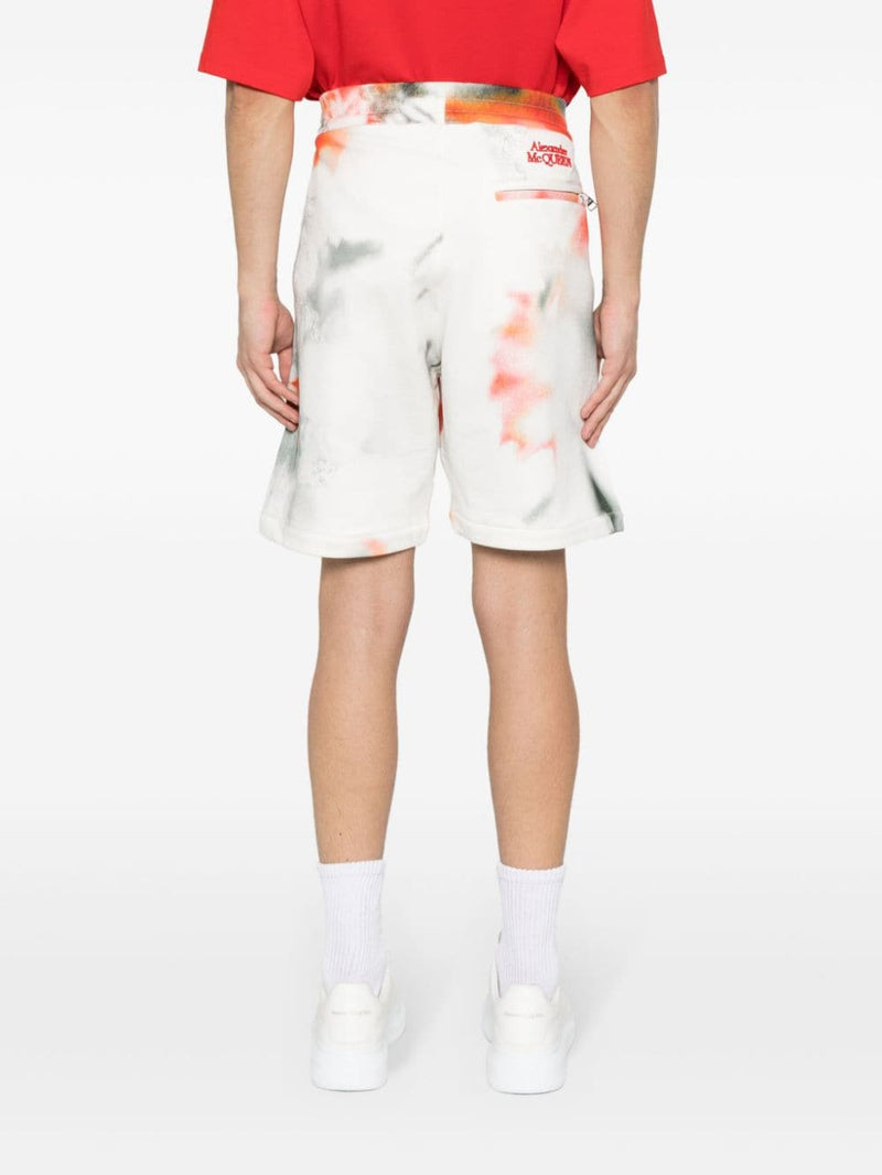Alexander McQueen Tie-dye bermuda shorts | Urbalenti™ NYC