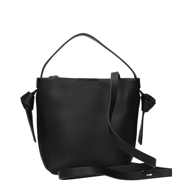 Jil Sander Black Leather Handbag