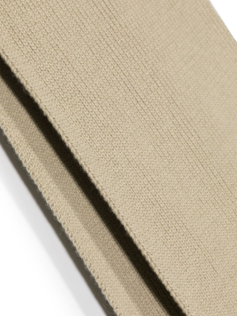 Burberry EKD-embroidered cashmere scarf | Urbalenti™ NYC