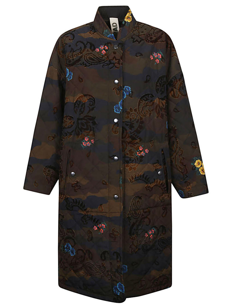 Konrad Konrad Petra camouflage print ovesized coat
