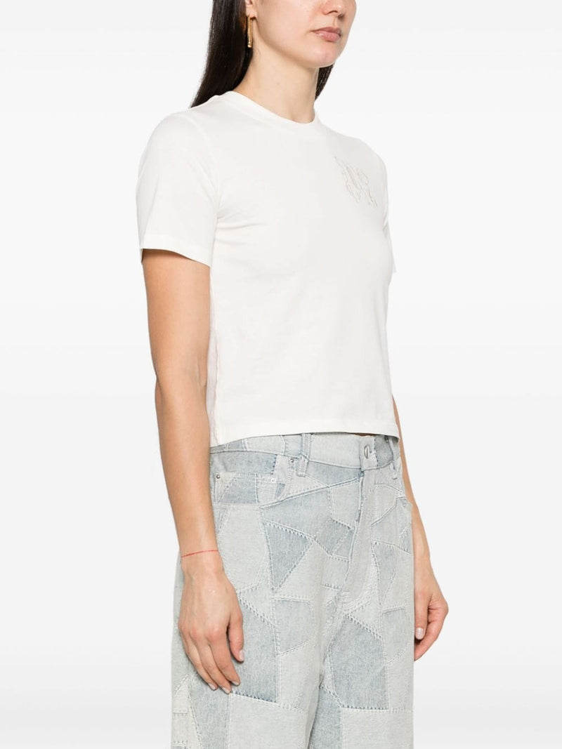 Palm Angels Logo cotton t-shirt | Urbalenti Variant 1 | Urbalenti™ NYC