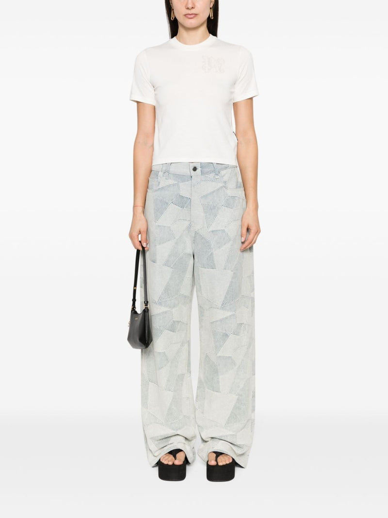 Palm Angels Logo cotton t-shirt | Urbalenti Variant 1 | Urbalenti™ NYC