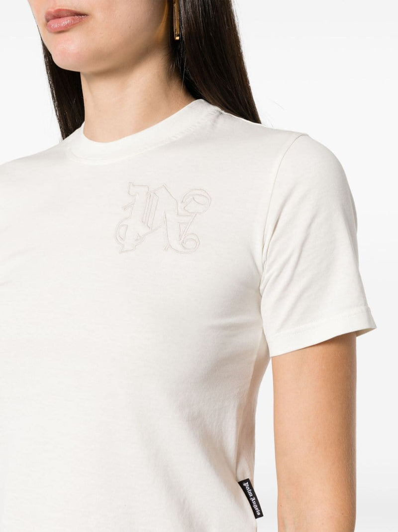 Palm Angels Logo cotton t-shirt | Urbalenti Variant 1 | Urbalenti™ NYC