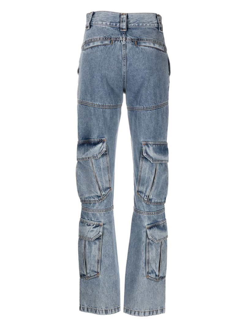 Givenchy Cargo denim cotton jeans | Urbalenti™ NYC