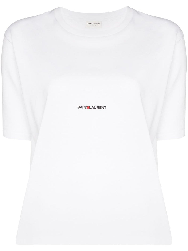 Saint Laurent logo print T-Shirt - L | Urbalenti™ NYC
