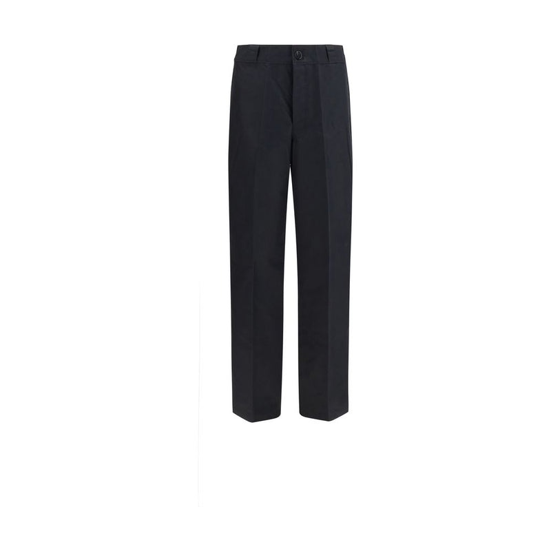 Prada Black Cotton Casual Pants