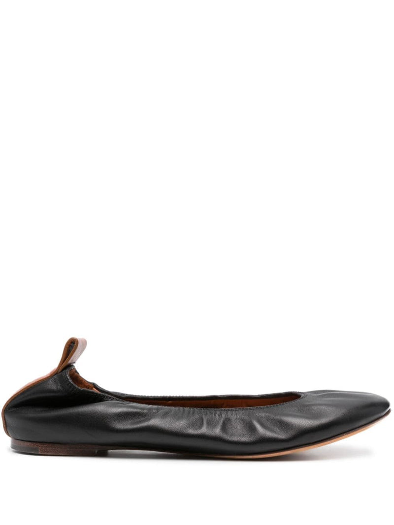 Lanvin Lanvin Leather Ballerina Shoes