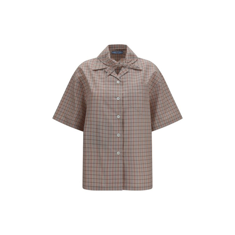 Prada Multicolor Cotton Shortsleeve Shirt
