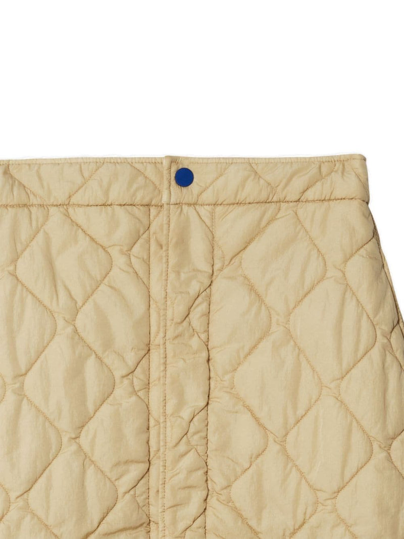 Burberry Quilted mini skirt | Urbalenti™ NYC