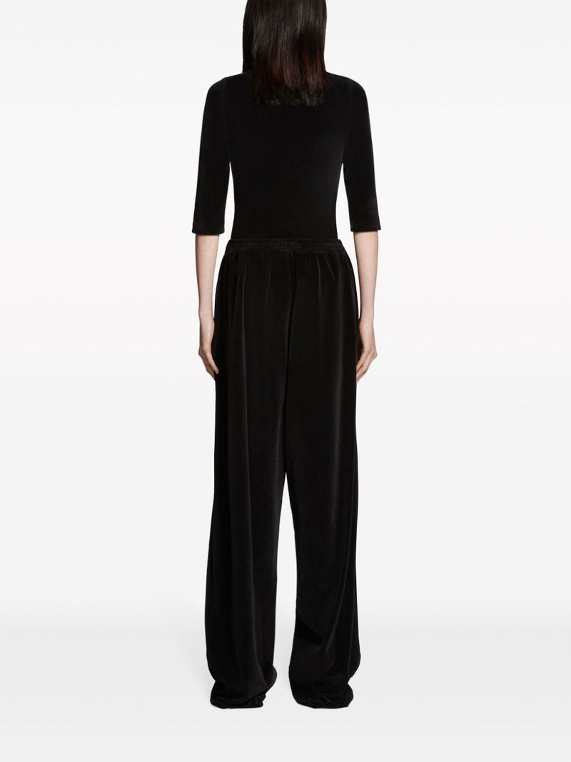 Balenciaga logo embroidered track pants | Urbalenti™ NYC