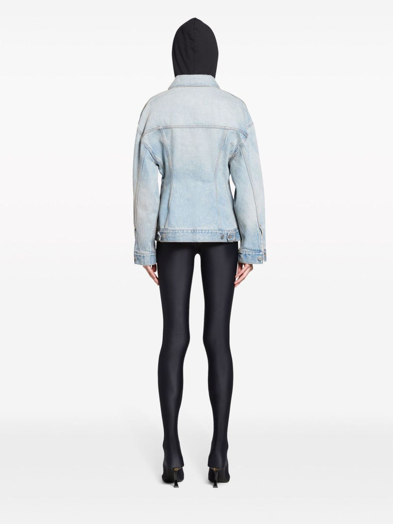 Balenciaga Hourglass silhouette denim jacket | URBALENTI™