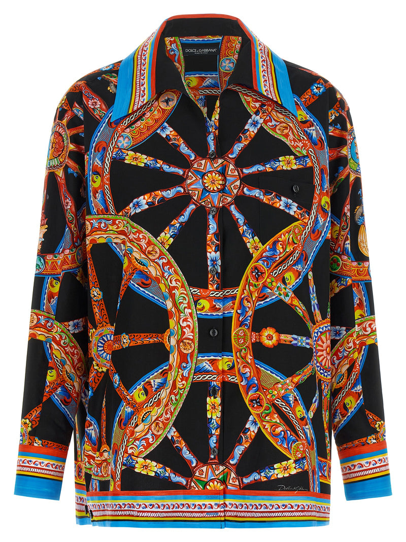 Dolce & Gabbana Multicolor Cotton Blouse