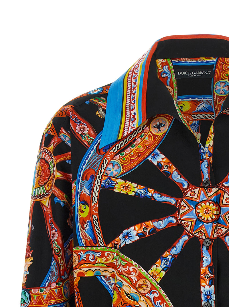 Dolce & Gabbana Multicolor Cotton Blouse