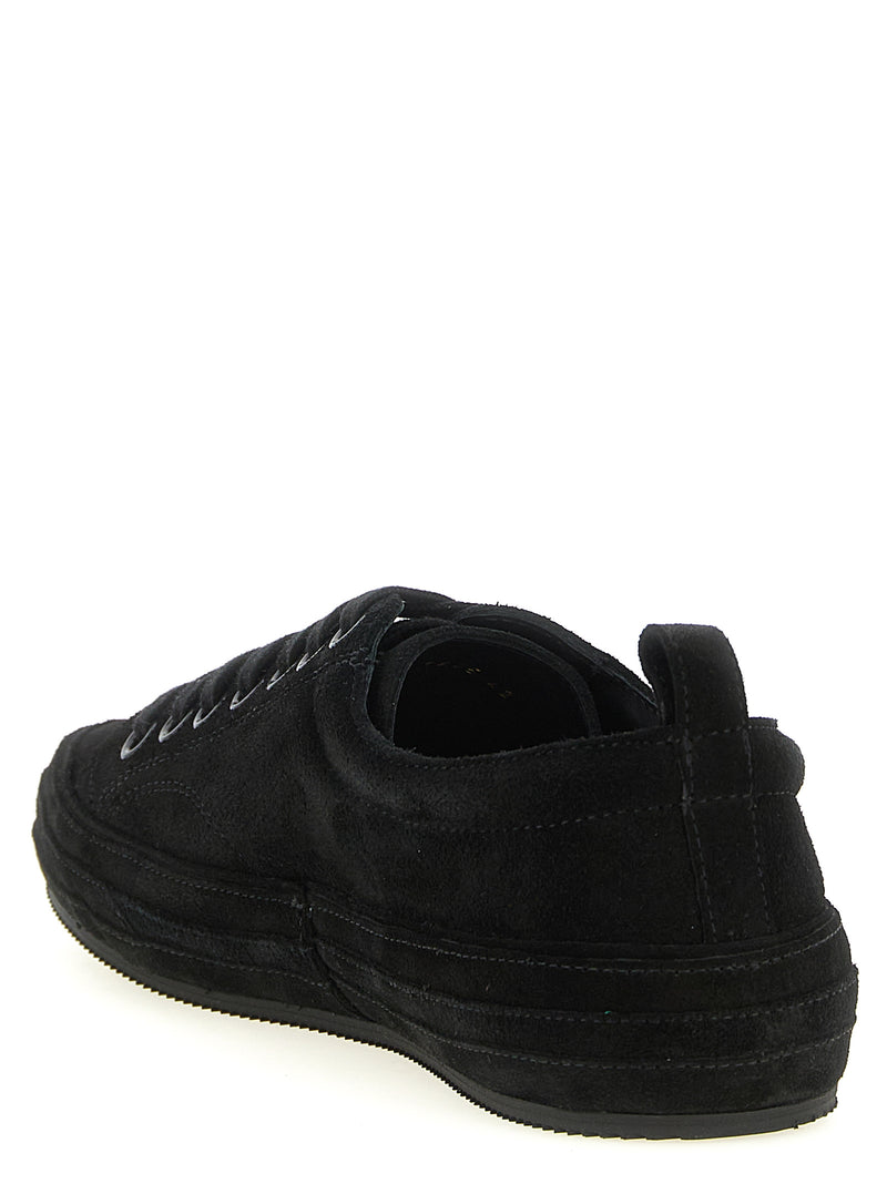 Tom Ford Black Leather Low Top Sneakers