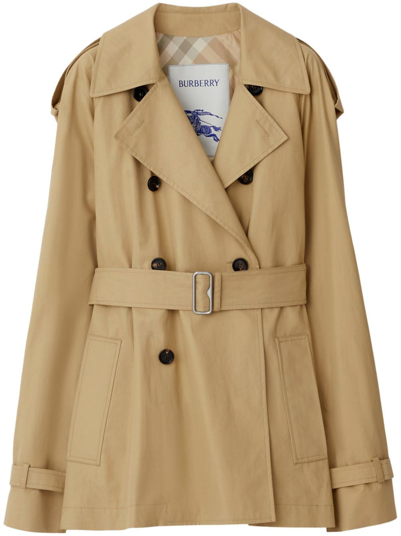 Burberry Belted Cotton Trench Coat | Urbalenti™ NYC