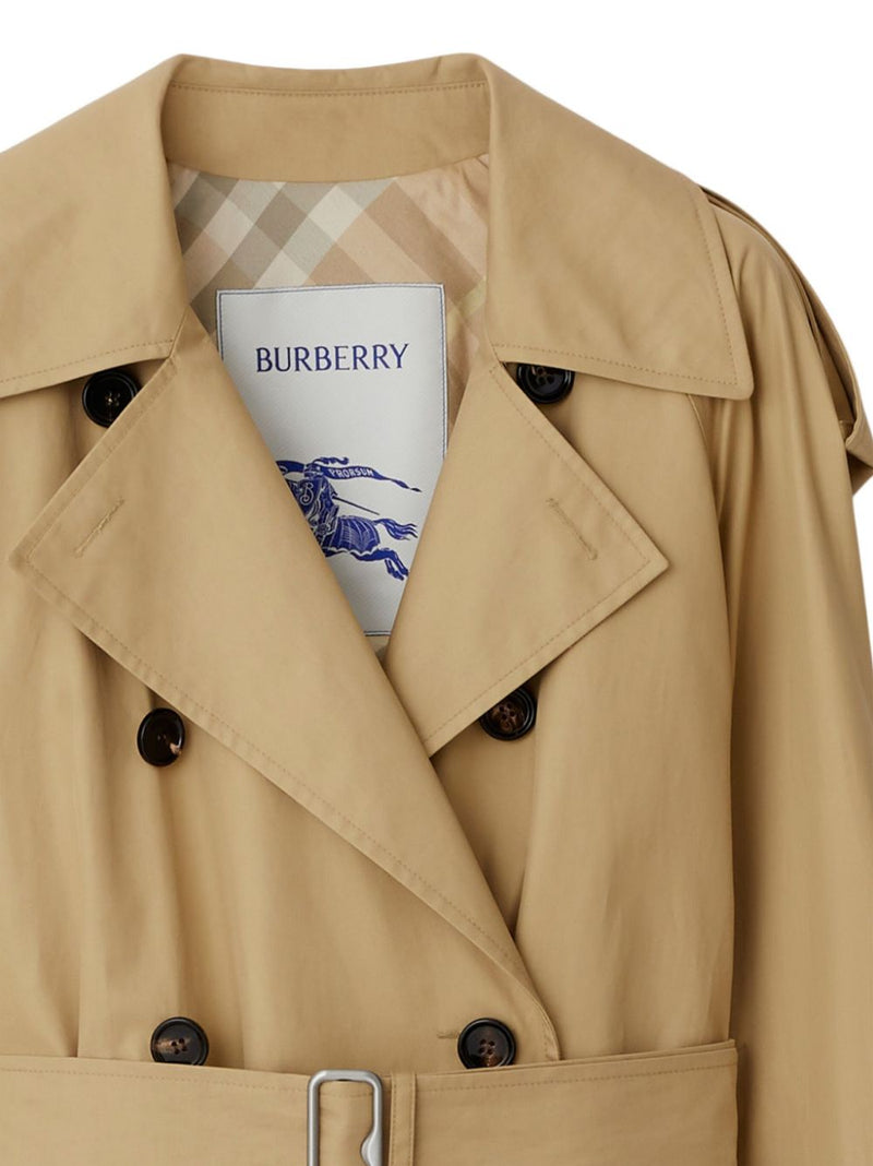 Burberry Belted Cotton Trench Coat | Urbalenti™ NYC