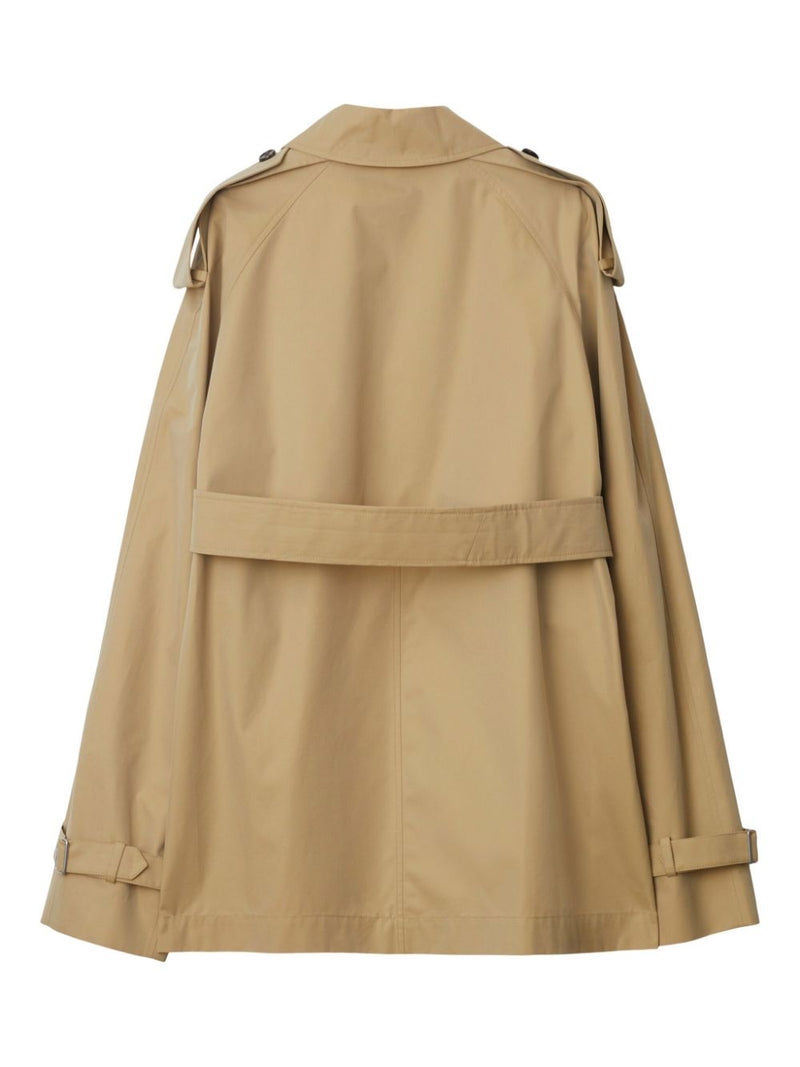 Burberry Belted Cotton Trench Coat | Urbalenti™ NYC