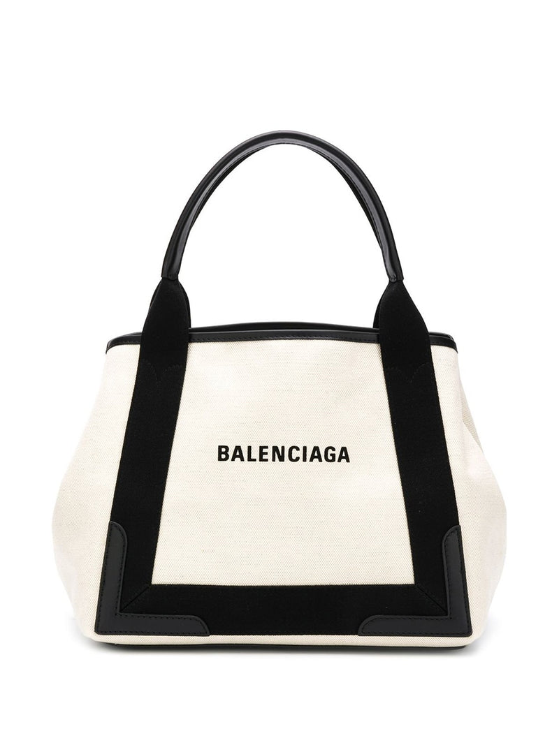Balenciaga canvas tote with removable pouch | Urbalenti™ NYC