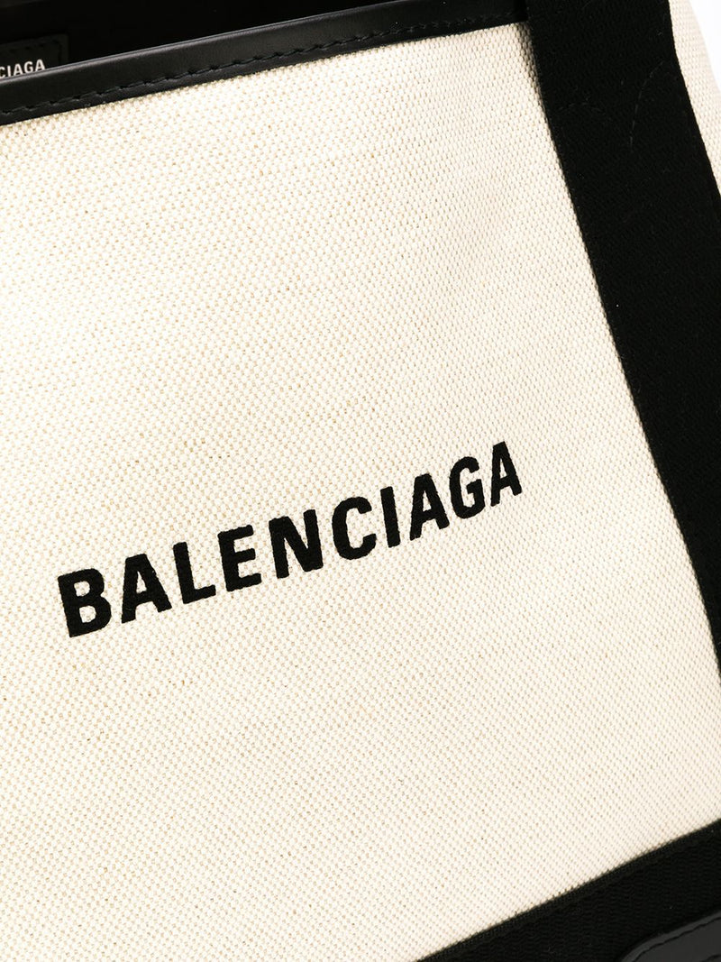 Balenciaga canvas tote with removable pouch | Urbalenti™ NYC