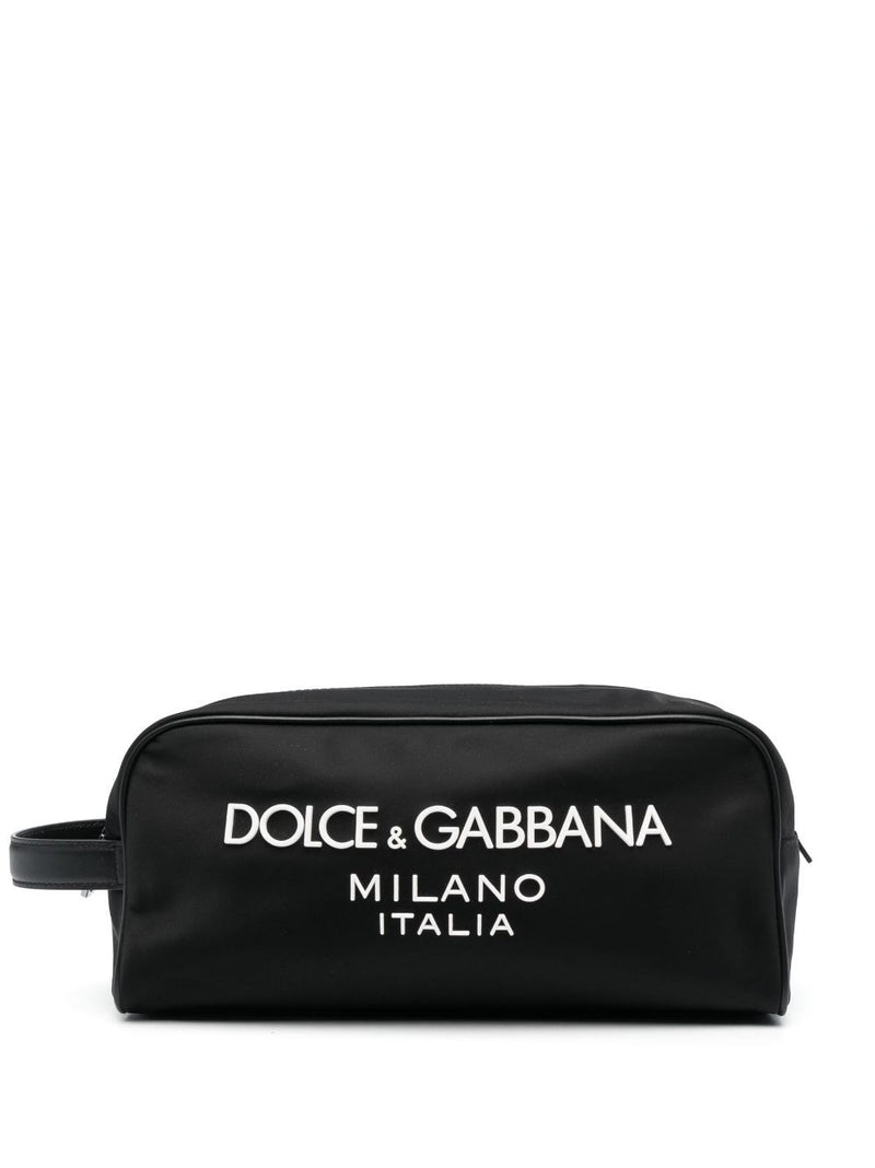 Dolce & Gabbana Nylon toiletry bag with rubberized logo | Urbalenti | Ur... | Urbalenti™ NYC