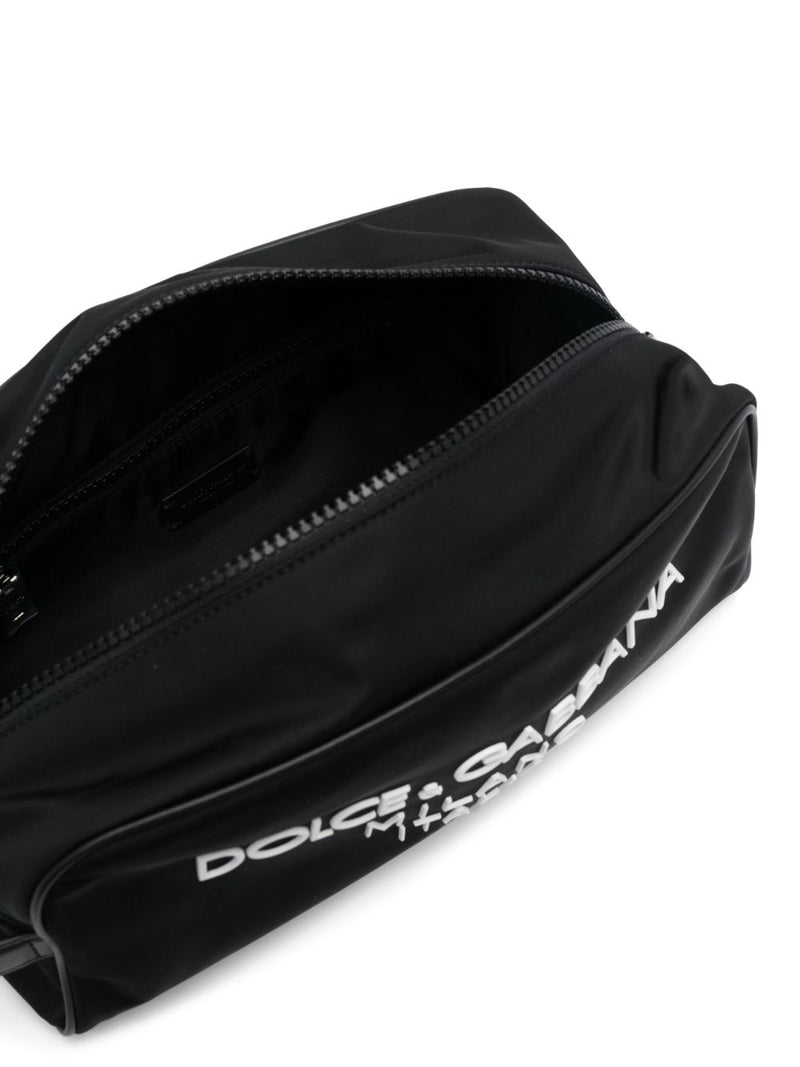 Dolce & Gabbana Nylon toiletry bag with rubberized logo | Urbalenti | Ur... | Urbalenti™ NYC